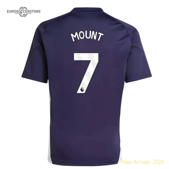 2025-2026 Man Utd Training Jersey (Aurora Plum) - Kids (Mount 7)