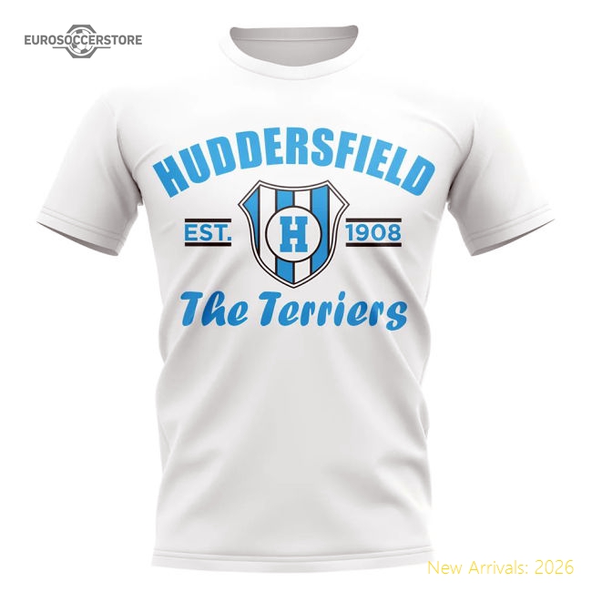 Huddersfield Established Football T-shirt (white) - Collectors Item