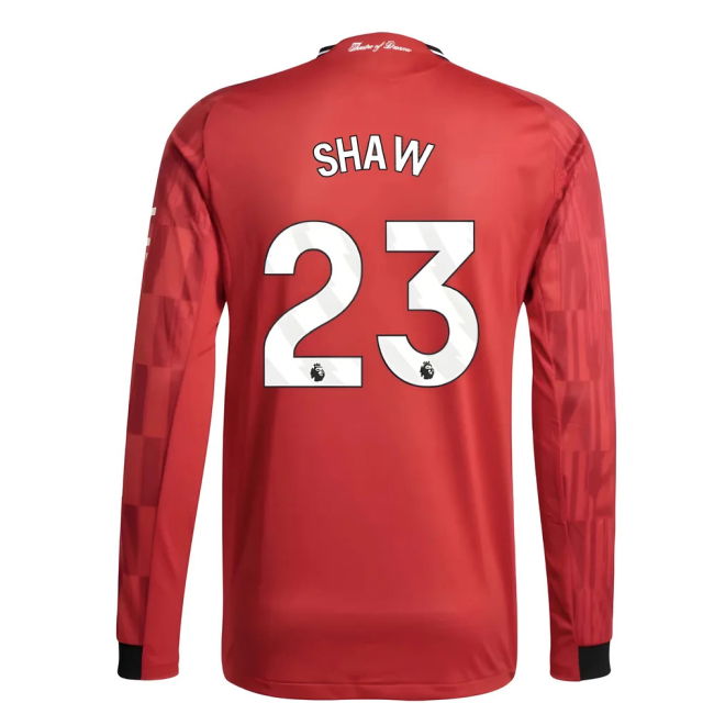 Premium-Grade Famous - 2025-2026 Home Soccer Jersey Shaw 23 Adult#484