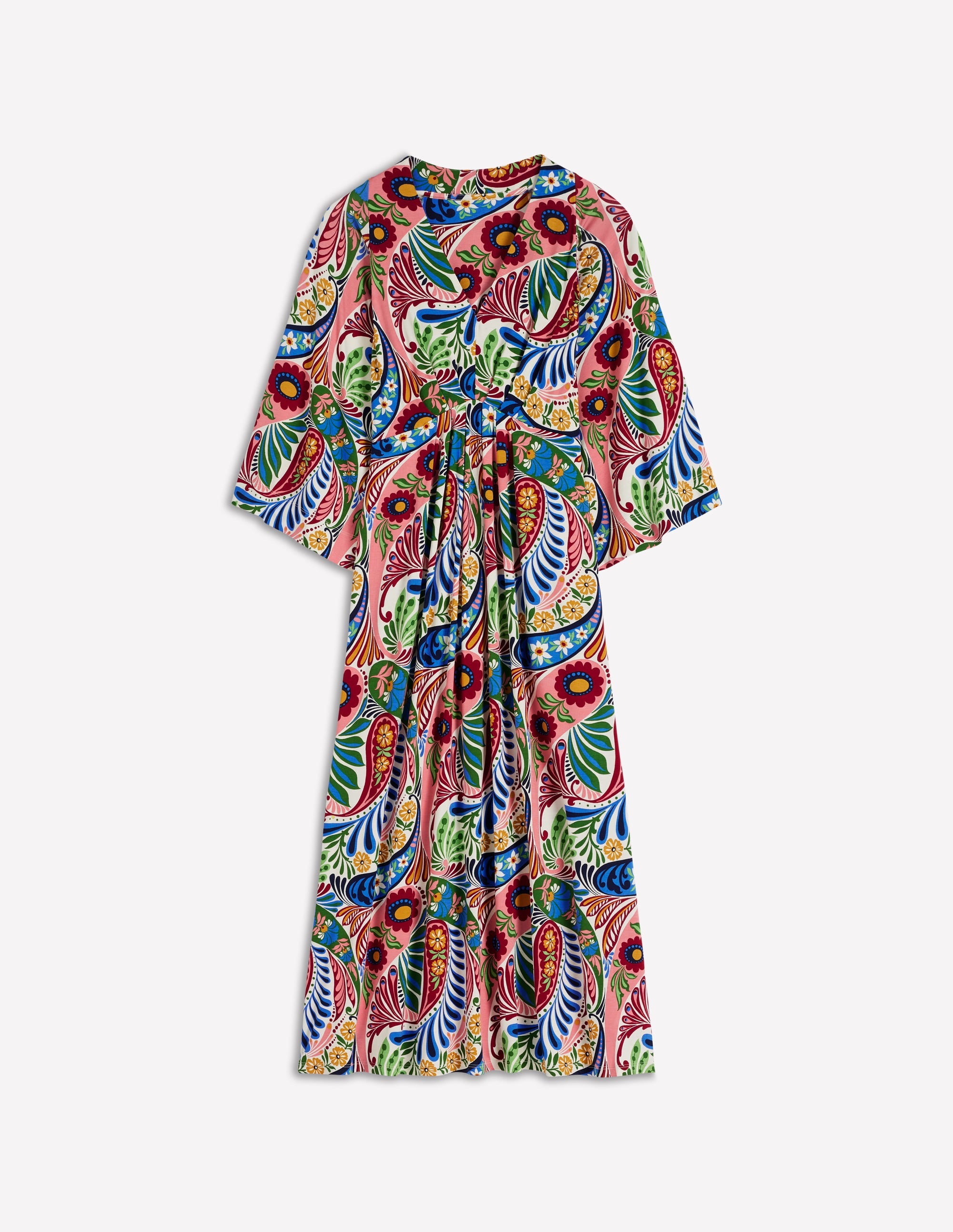 Nell Kimono Midi Jersey Dress