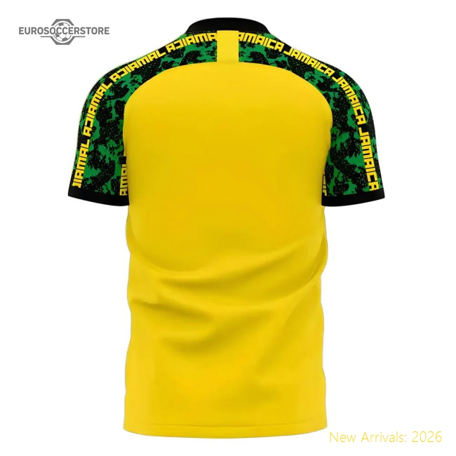 Official Jamaica Concept 20252026 Home Kit Climalite Lightweight