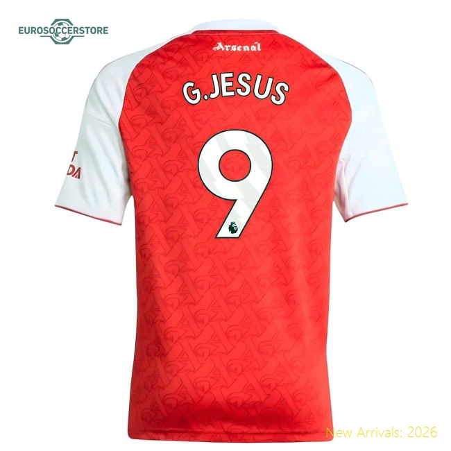 Arsenal G.jesus Kid-approved Kids Jersey Dri-fit Moisture-wicking