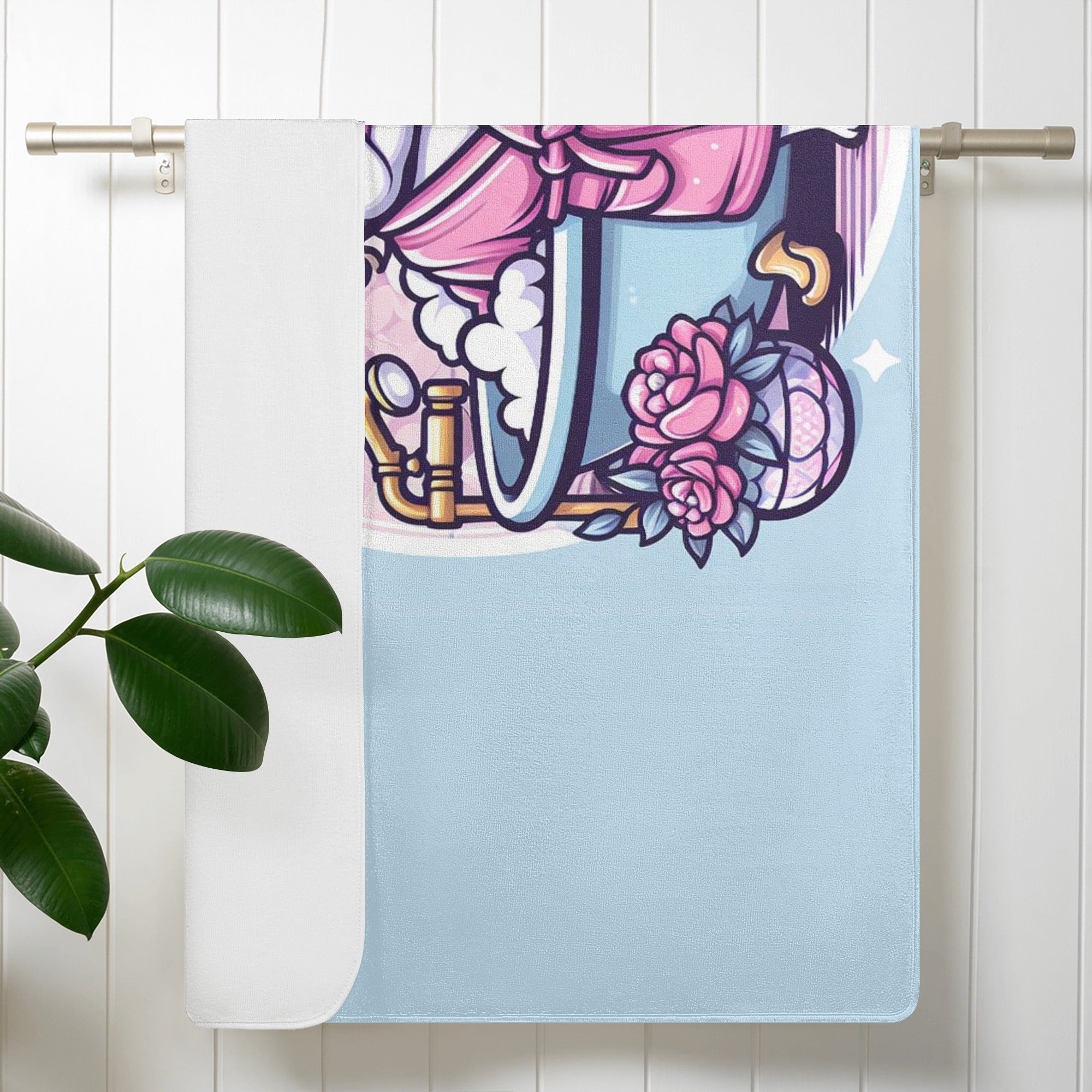 French Bulldog Dixie Bath Towel Cute Frenchie Essential