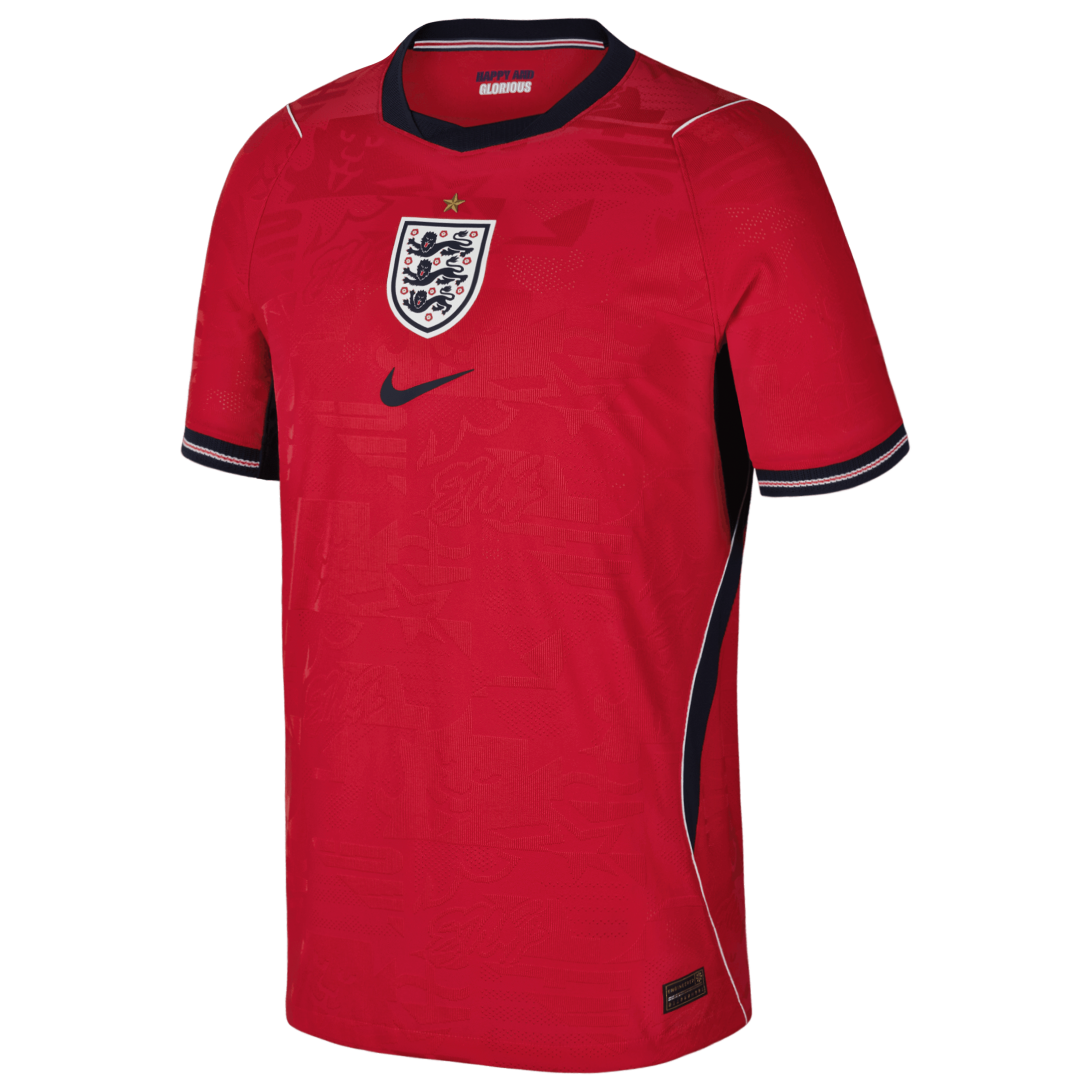 [SJH] England National Team Youth 2026 Away Match Authentic Jersey - Red