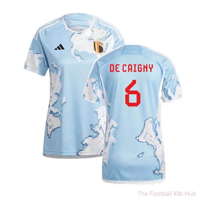2023-2024 Belgium Away Shirt (Ladies) (De Caigny 6)