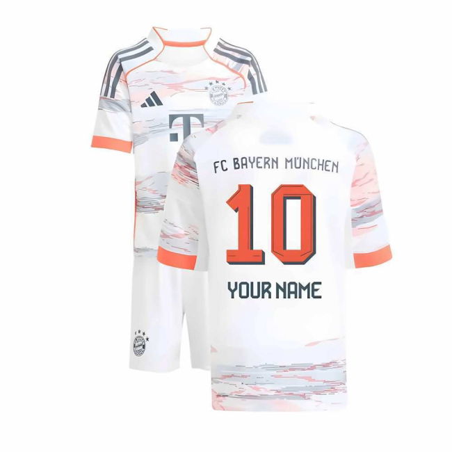 Bayern Munich Official 2025-2026 Away Shirt (Your Name)