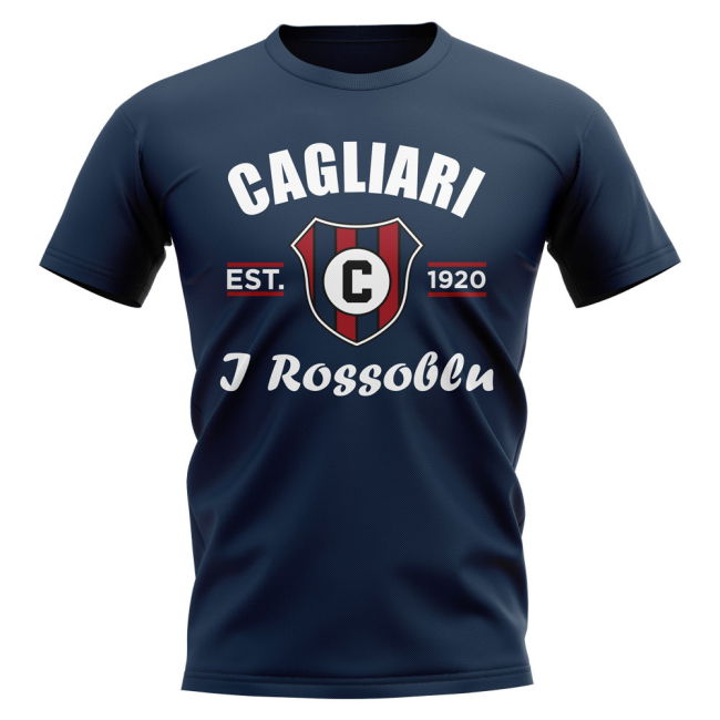 2025-2026 Cagliari Authentic Established Jersey (Navy) | Replica