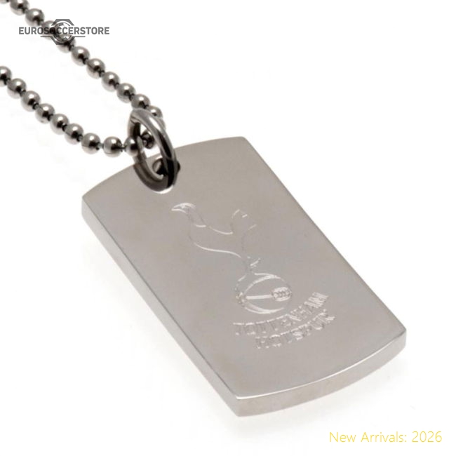 Elite Tottenham Hotspur Hotspur Fc Engraved Dog Tag  Chain
