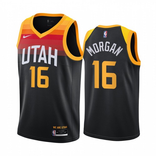High-Quality Jazz #16 Juwan Morgan 2020 City NBA Swingman Jersey