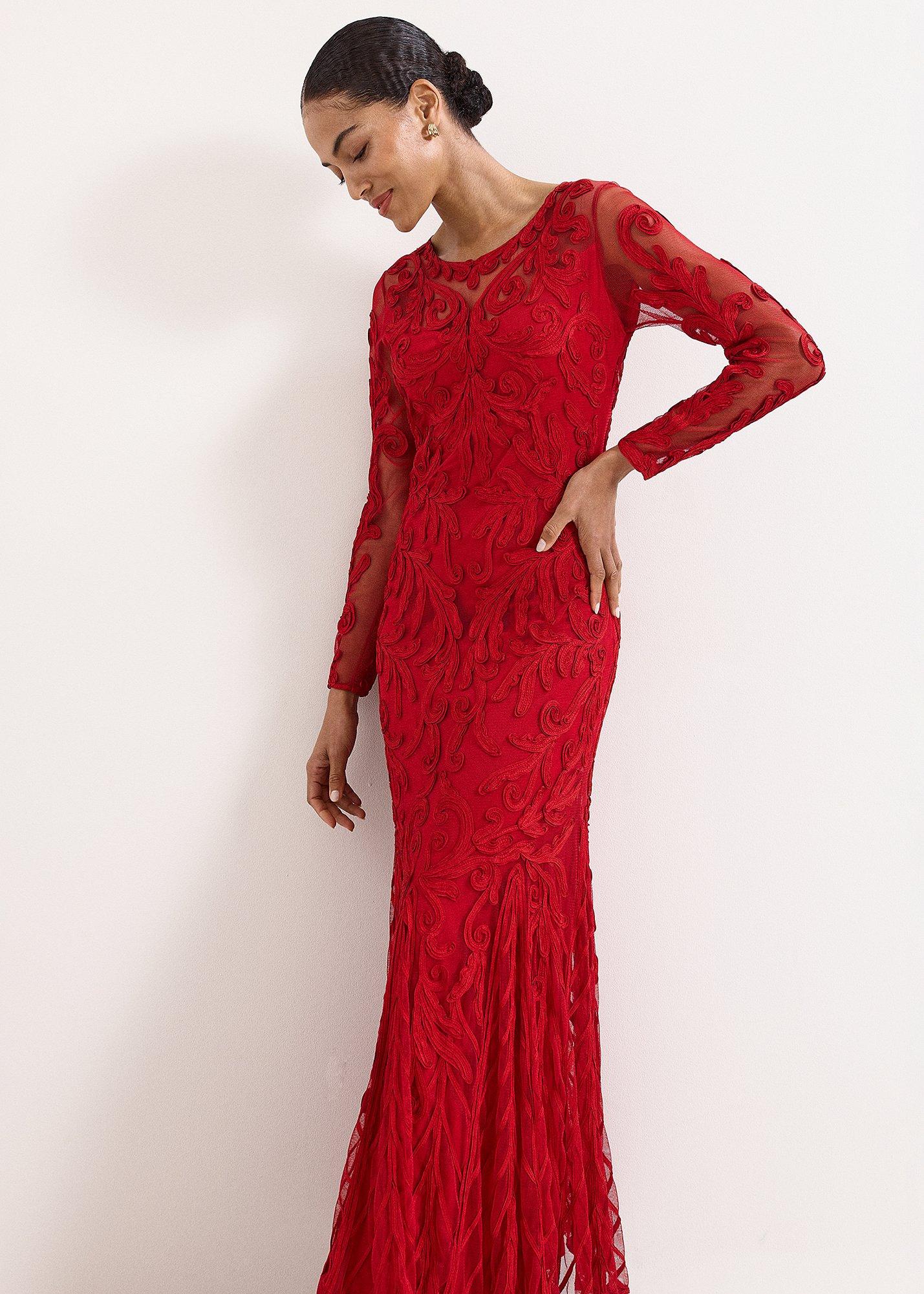 Phoenix Maxi Tapework Dress