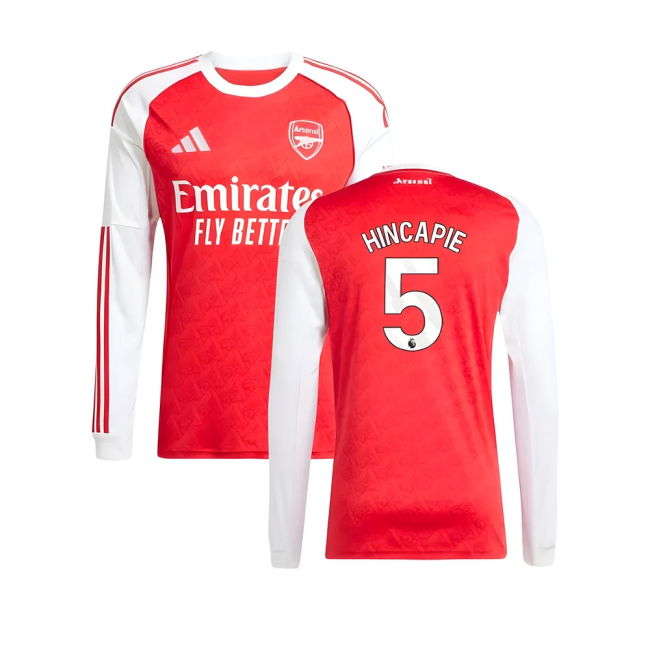 2025-2026 Arsenal Home Classic Jersey Match-Grade Iconic Hincapie#733