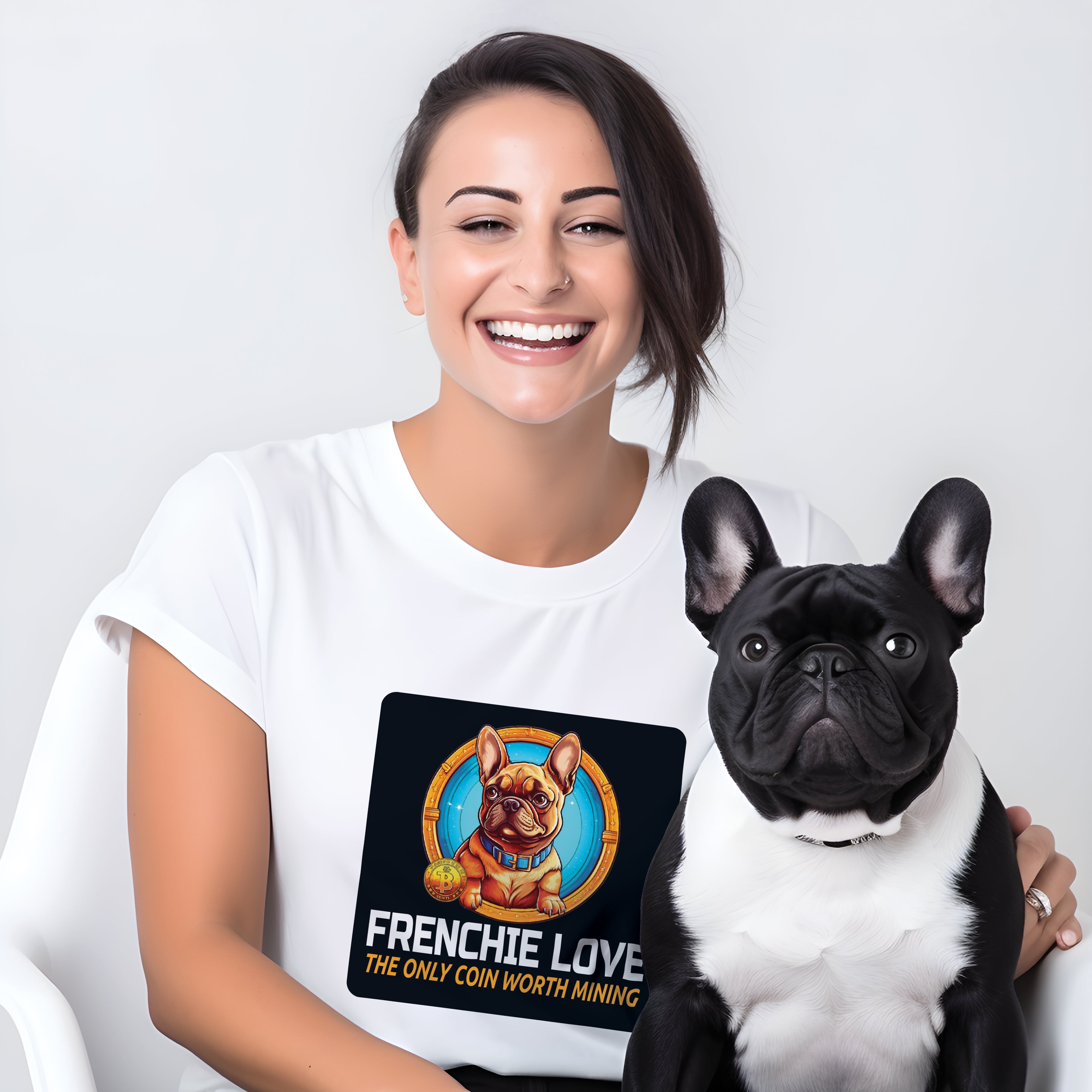 French Bulldog Bitcoin Bulldog Unisex T Shirt Frenchie Pet Item