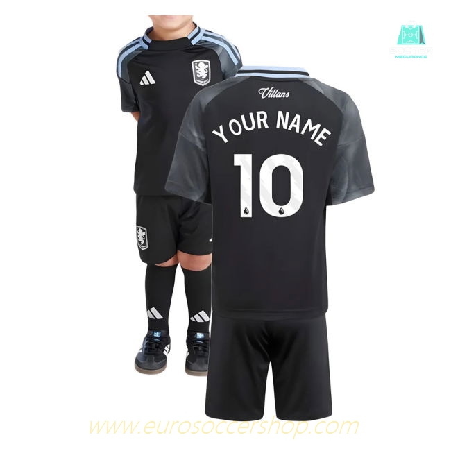 2025-2026 Aston Villa Away Mini Kit (Your Name)