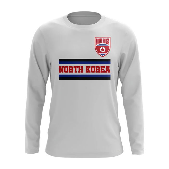 Fan-Favorite North Korea Core Football Country Long Sleeve T-Shirt