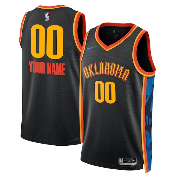 Oklahoma City OKC Swingman Jersey - retro premium - Black workout