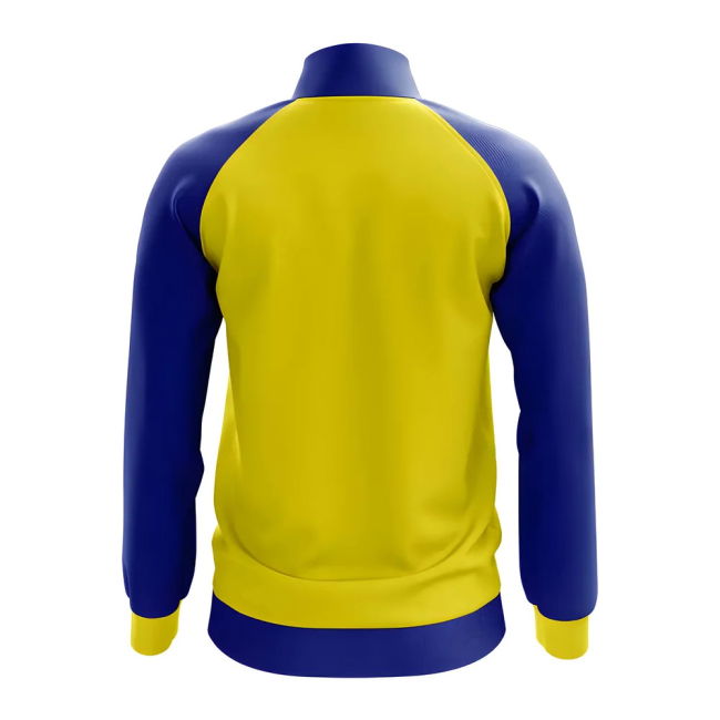 Fan-Favorite Barbados Concept Football Track Jacket (Yellow) - Kids