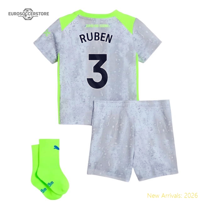 2025-2026 Man City Third Baby Kit (Ruben 3)
