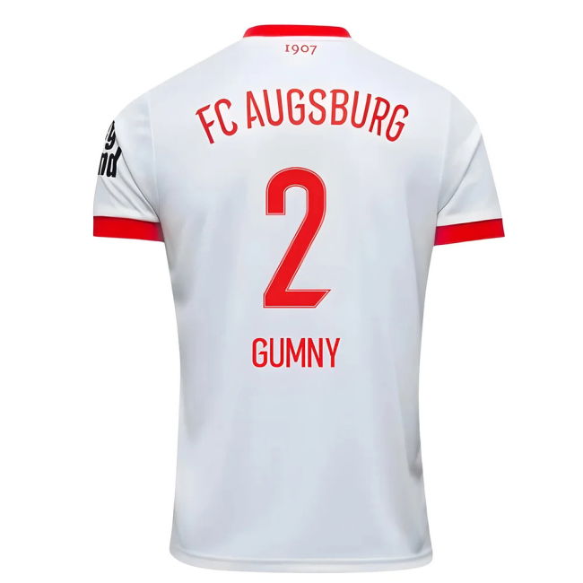 Augsburg Official 2025-2026 Home Shirt (Gumny 2) | Authentic