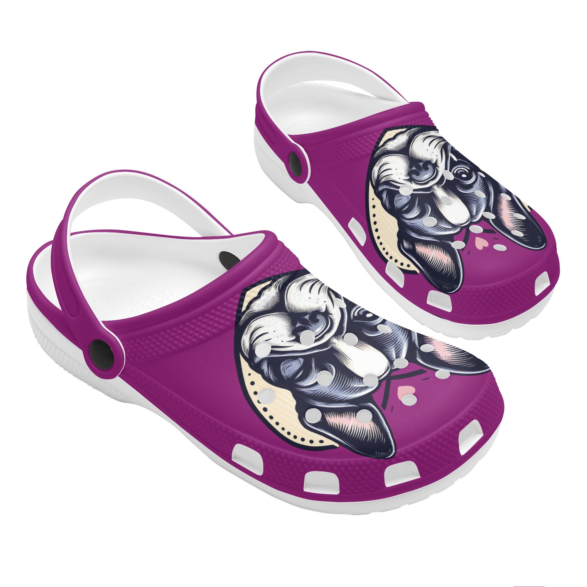Premium Pet-Lover Rosa - Unisex Clogs for Everyday Wear