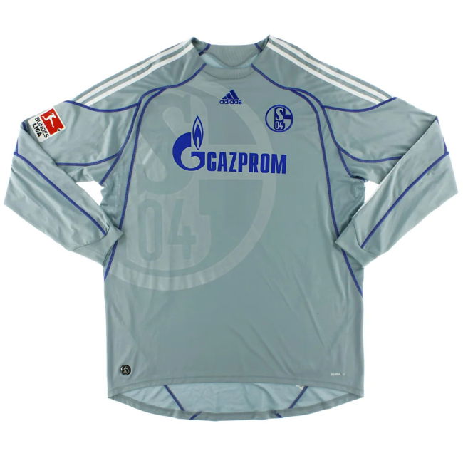 Schalke 2009-10 Long Sleeve Goalkeeper football Shirt (Men
