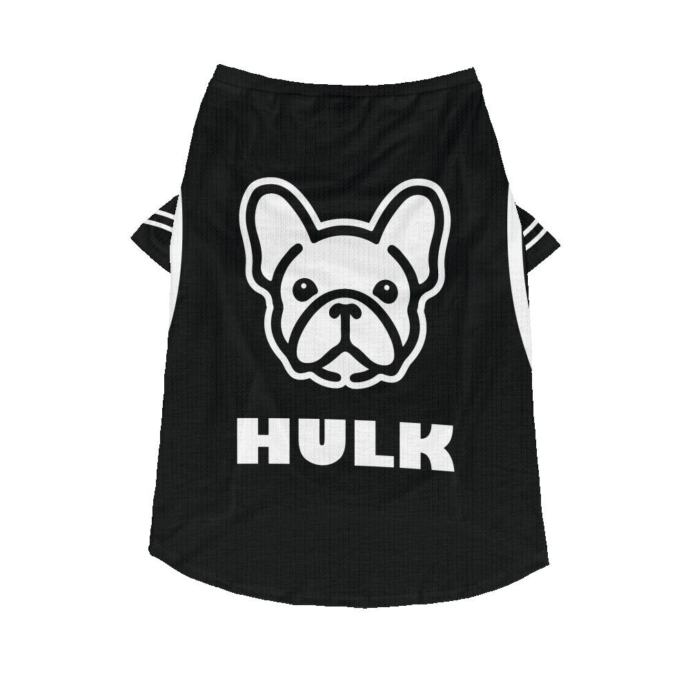 French Bulldog Rowdy Personalized Wool Sweater For Frenchies Warm Dog Outfit