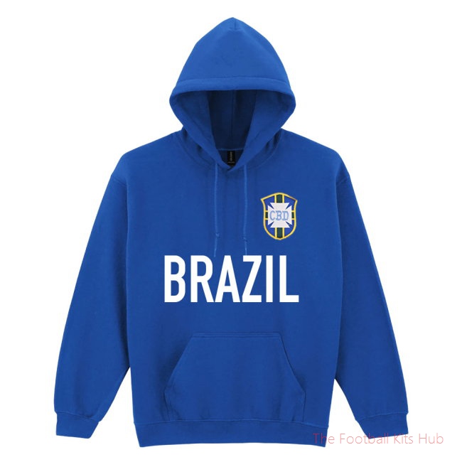 Brazil National Team Text Hoody (Royal Blue)