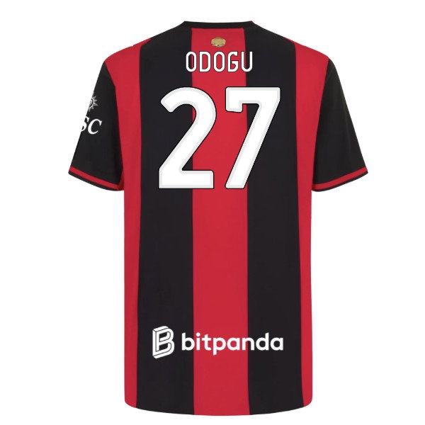 [DDJ] 2026-2027 AC Milan Authentic Home Shirt (Odogu 27)
