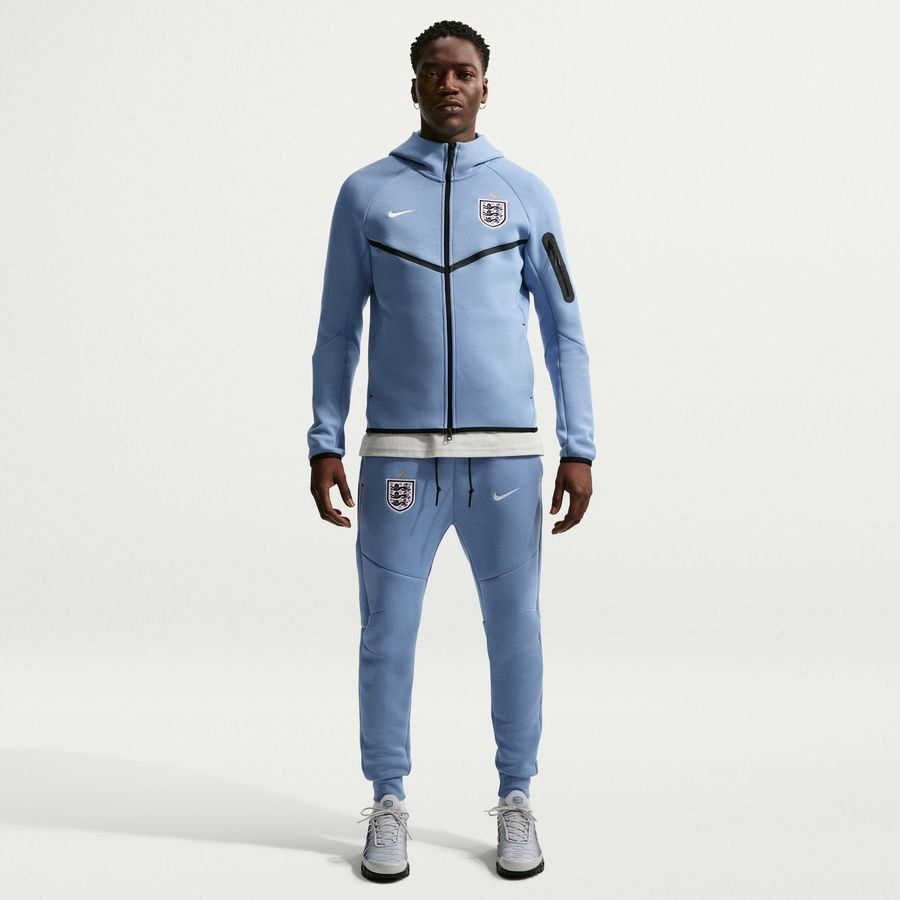 [EFKS] 2026 England Hoodie NSW Tech Fleece FZ World Cup Work Blue/White Apparel