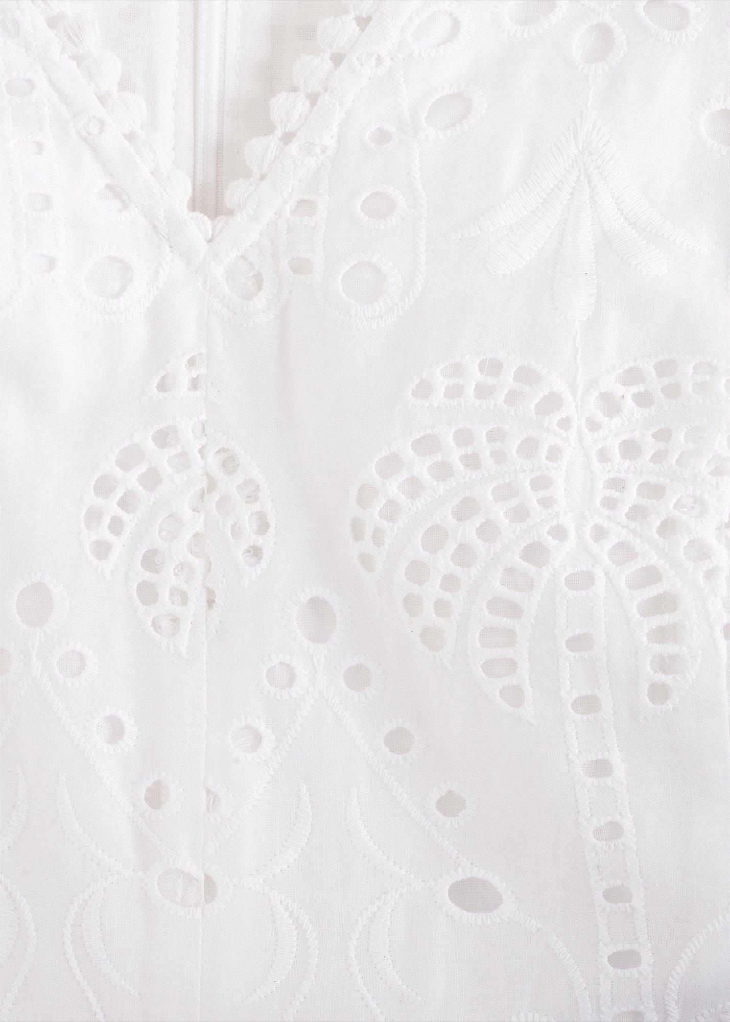 Talulah Broderie White Jumpsuit