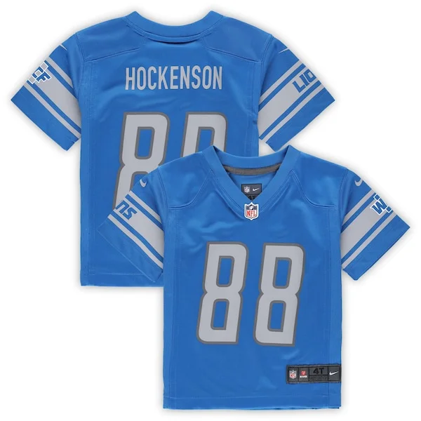 None Hockenson Detroit Game Jersey - Blue | NFL Player Jersey