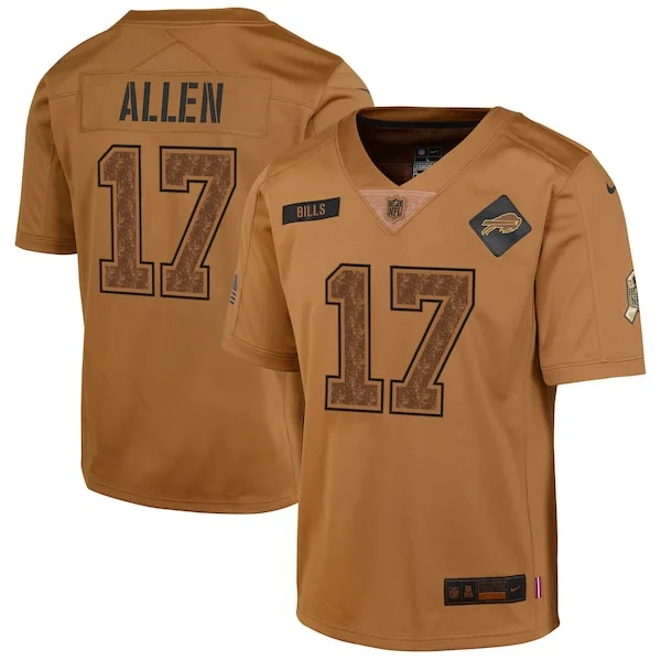None Josh Allen Limited Jersey - Brown | NFL Player Jersey | NFL Footb