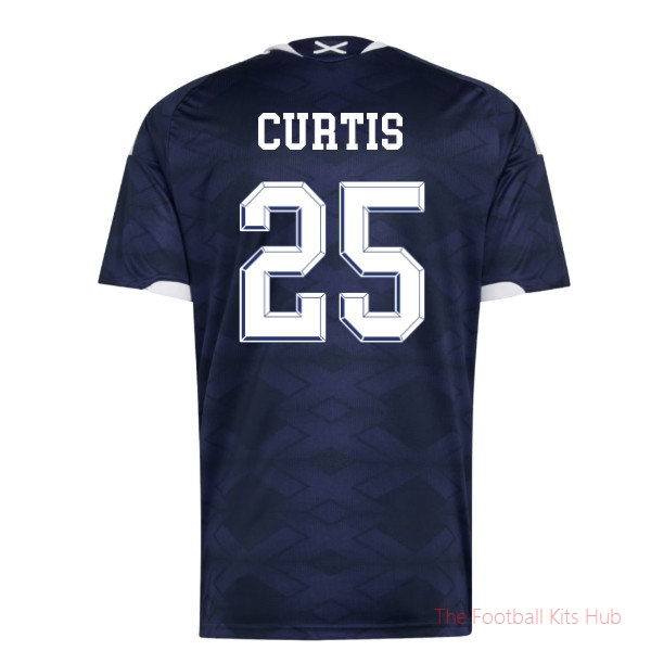 2026-2027 Scotland Home Shirt Curtis #25 Country Football Kit