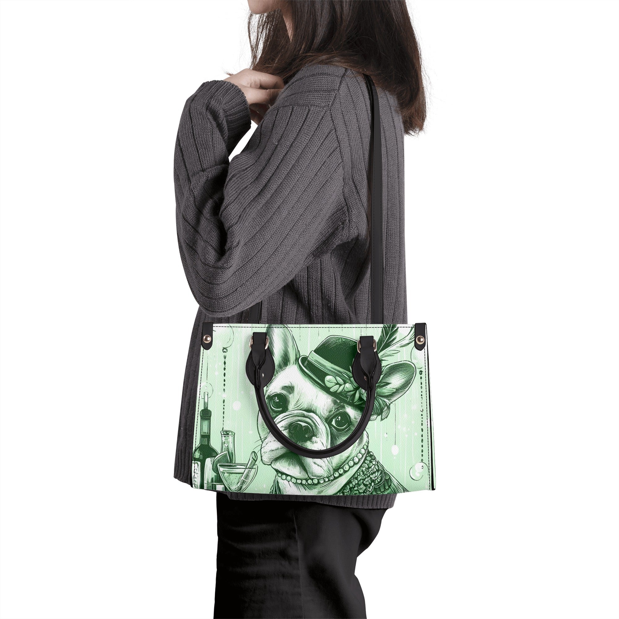 French Bulldog Lover Lola Luxury Women Handbag Cute Frenchie Fan Gear