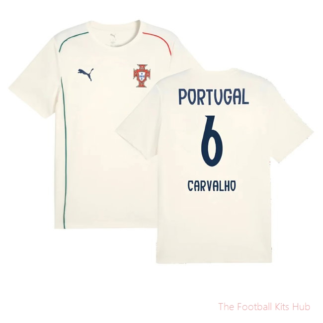2025-2026 Portugal Casuals Tee (Sugared Almond) (Carvalho 6)