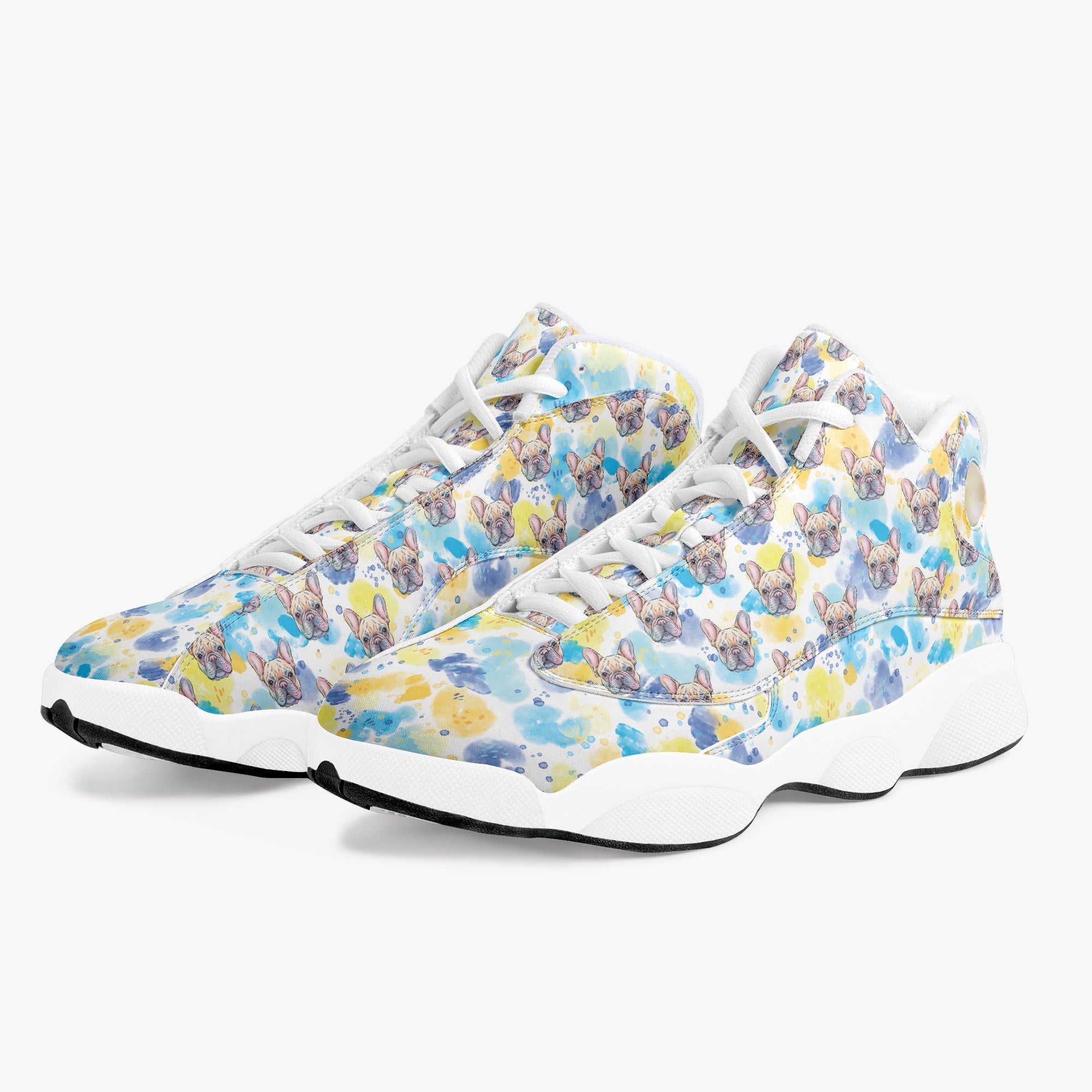 French Bulldog Lover Chopper Basketball Sneakers Gift For Frenchie Fans