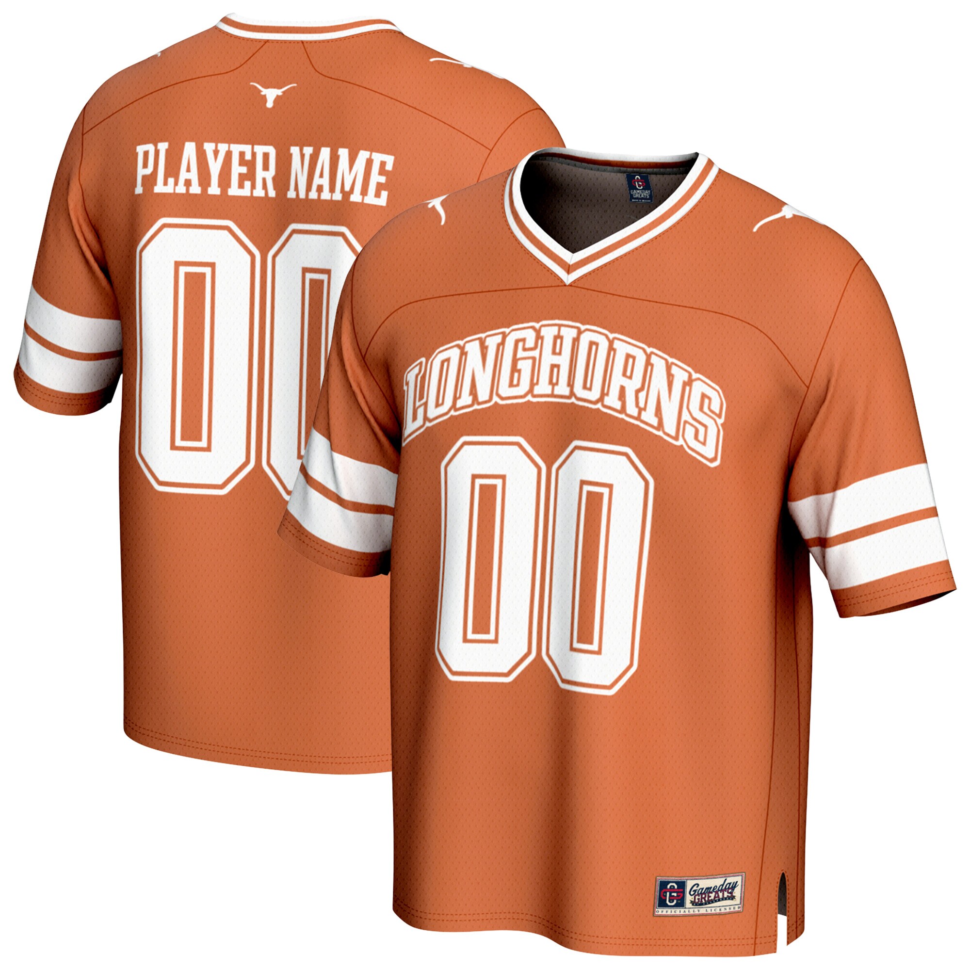 [DDG] Texas Longhorns GameDay Greats Youth NIL Pick-A-Player Football Fashion Jersey - Texas Orange