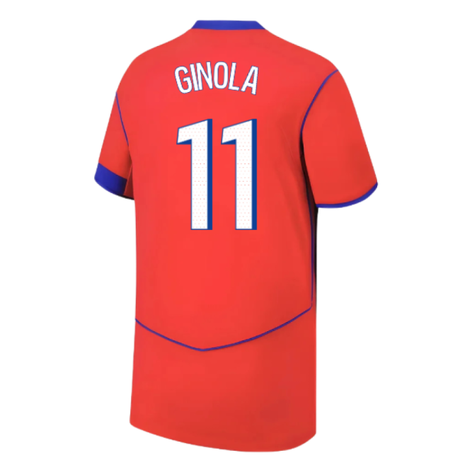 Fan-Favorite 2025-2026 Psg Third Shirt (Kids) (Ginola 11)