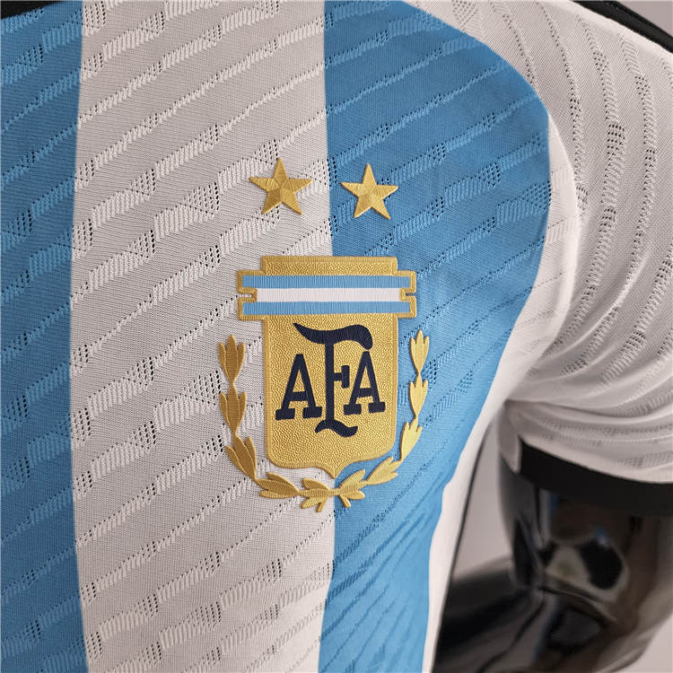 Argentina World Cup 2022 Home White Soccer Jersey Football Shirt