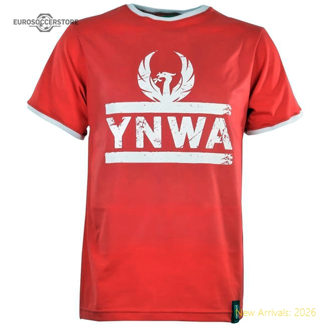 Official Liverpool Ynwa T-shirt - Red/white Ringer - Premium Quality