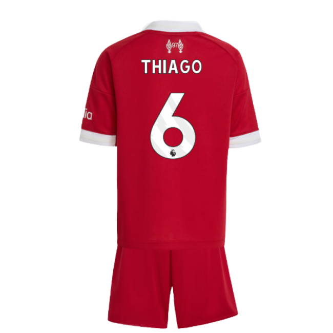 Liverpool Home Football Jersey 2025-20 - Thiago #6 L M
