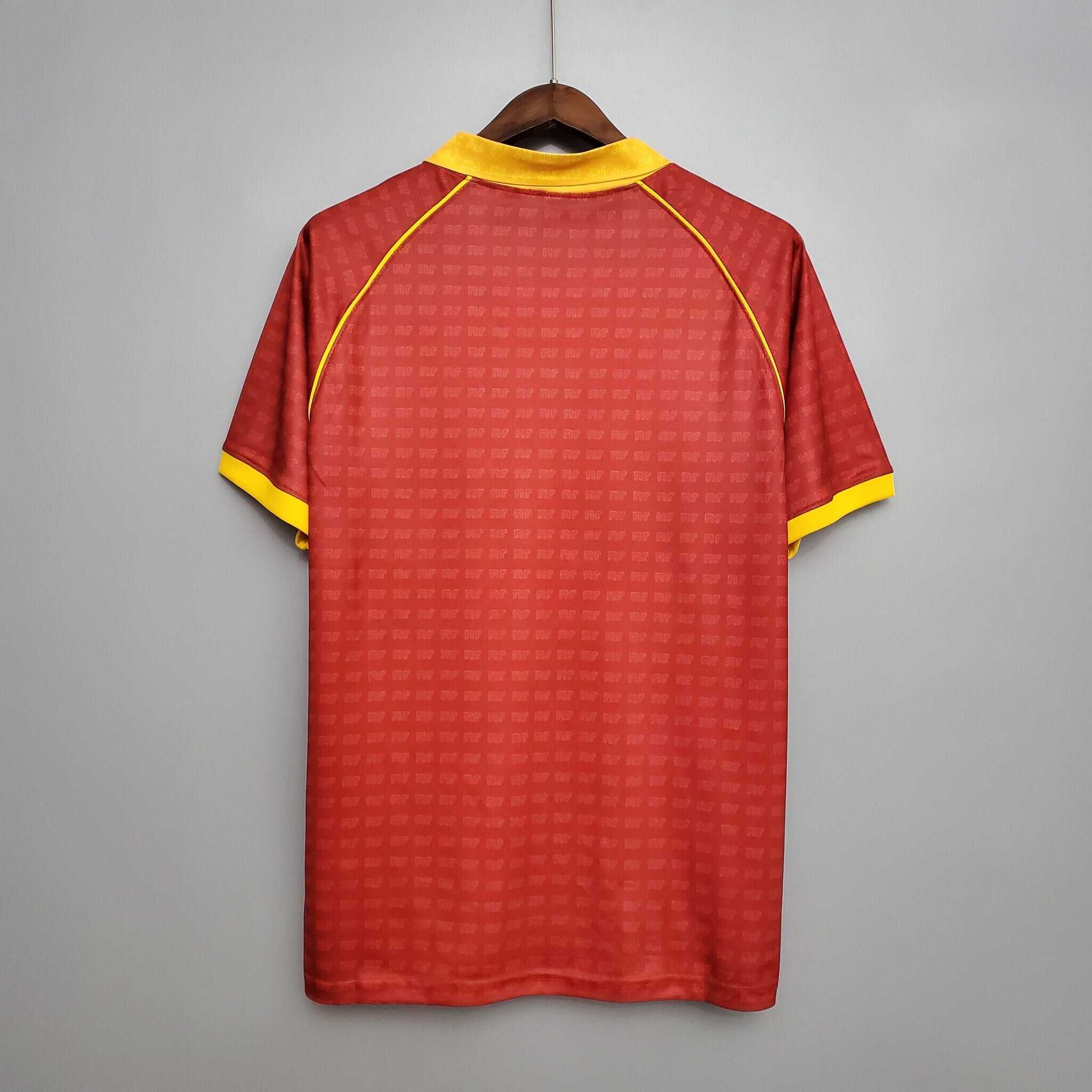 Cheap 1990-1991 AS Roma Home retro kit