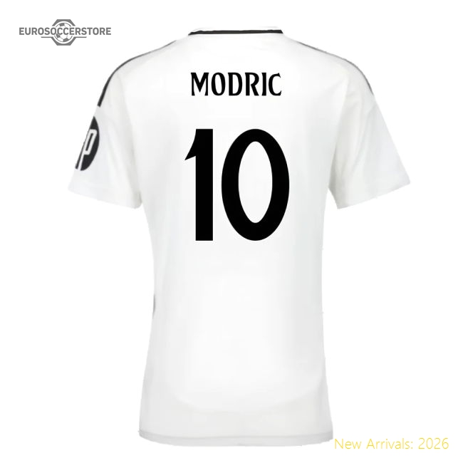 2024-2025 Real Madrid Home Fan Version Womens 2025 Real Soccer Jersey