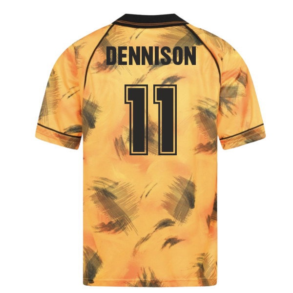 [WSG] Wolverhampton Wanderers Retro Shirt Home Apparel 1993 (Dennison 11)