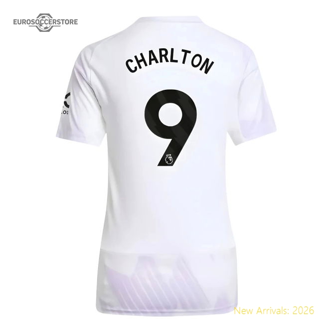 2025-2026 Man Utd Away Shirt (womens) (charlton 9) - Official Edition