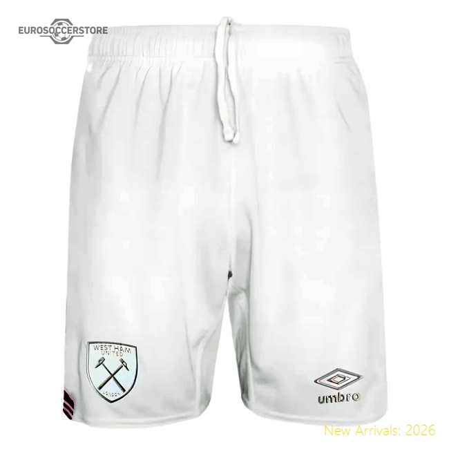 First-class 2023-2024 West Ham Away Shorts (white) - Collectors Item