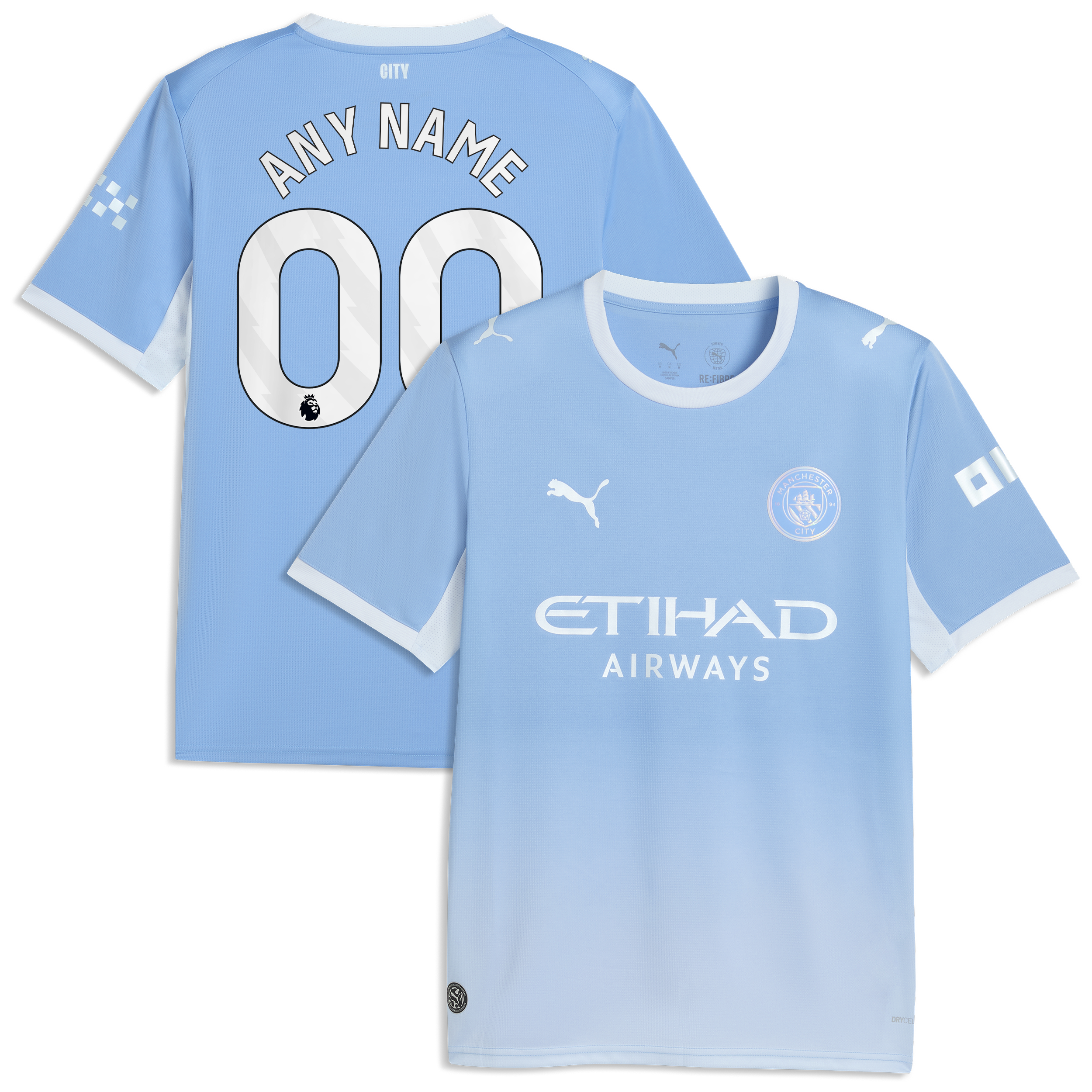 [SJH] Manchester City 2026/27 Home Replica Custom Jersey - Light Blue