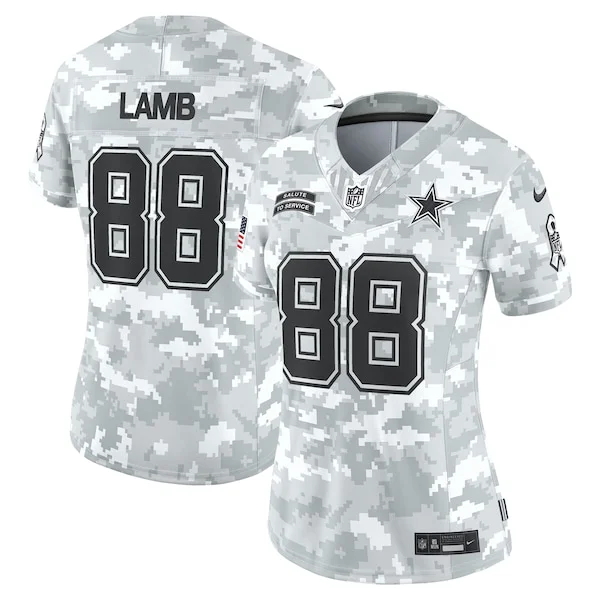 High-Quality DAL Cowboys Limited Jersey - Camo | NFL Fan Apparel