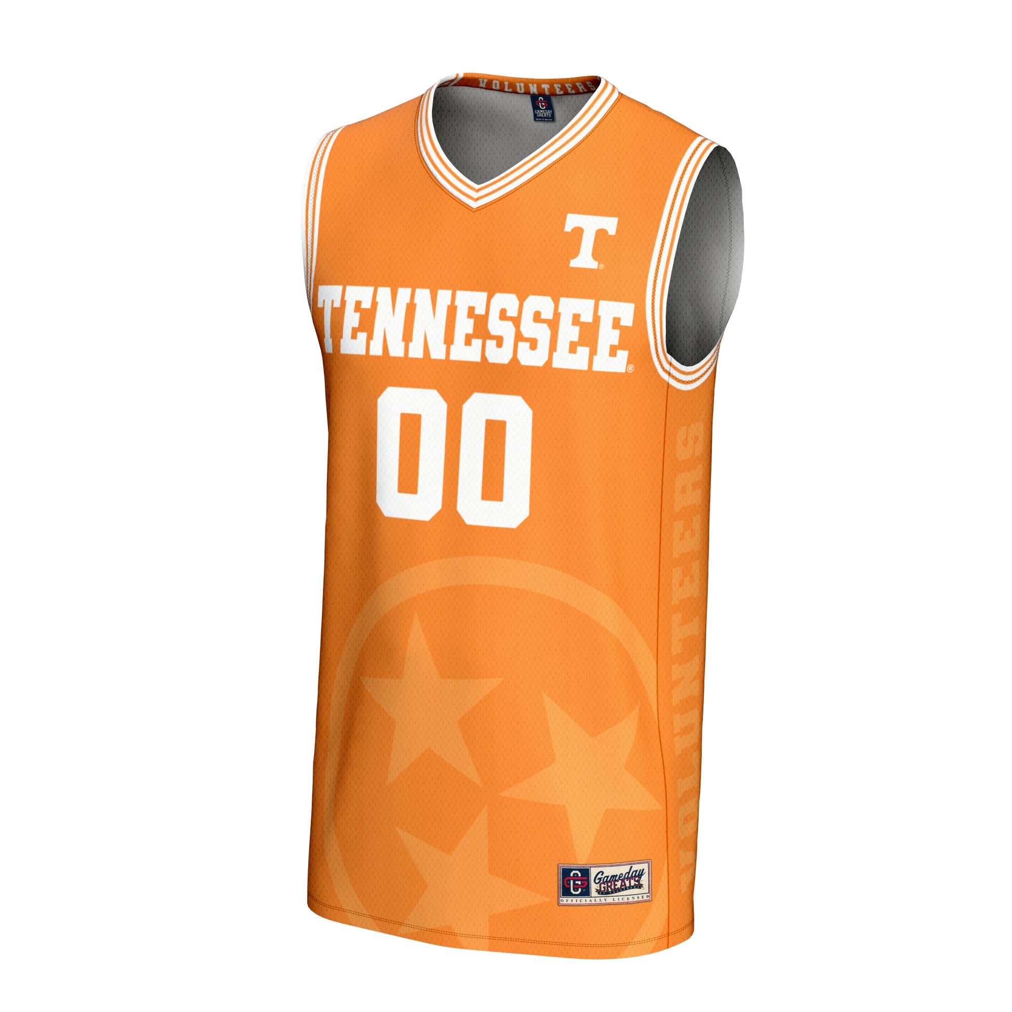 [DDG] Tennessee Volunteers GameDay Greats Youth NIL Pick-A-Player Men's Basketball Icon Print Lightweight Jersey - Tennessee Orange