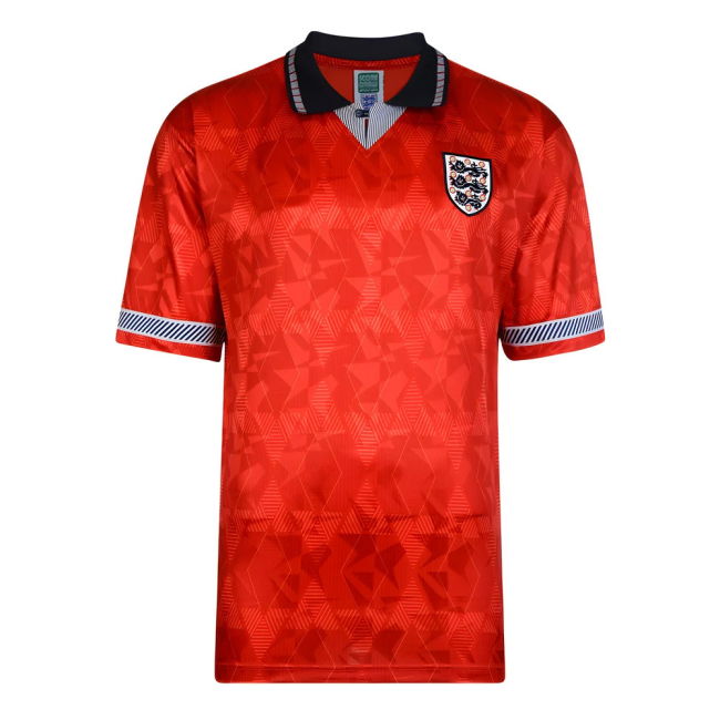 Score Draw England World Cup 1990 Away Shirt (Your Name)