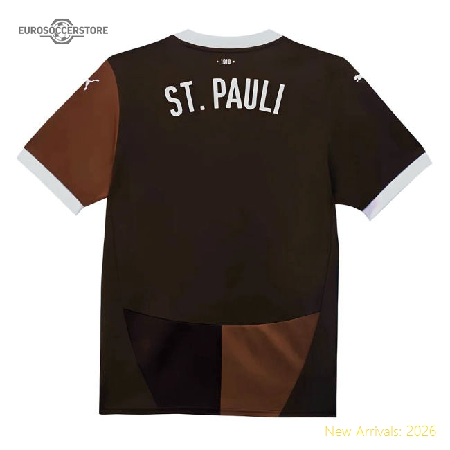 2024-2025 St Pauli Home Shirt (irvine 7) - Supporter Edition